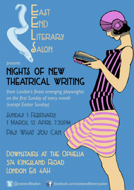 One of John Hill's comedy plays at the East End Literary Salon